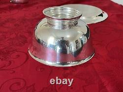 International Paul Revere Sterling Silver Bowl And Sterling Silver Tray 760g