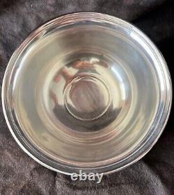 International Prelude Plain Sterling Silver Gravy Bowl with Attached Underplate