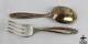 International Prelude Sterling Silver Baby Fork And Spoon Matching Vintage Set