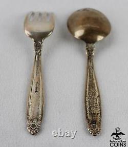 International Prelude Sterling Silver Baby Fork and Spoon Matching Vintage Set