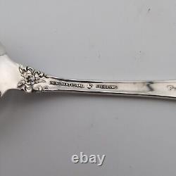 International Prelude Sterling Silver Cream Soup Spoons 6 1/2 Set of 4
