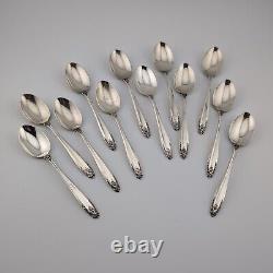 International Prelude Sterling Silver Demitasse Spoons 4 1/4 Set of 12