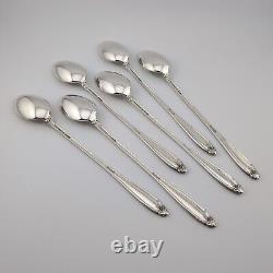 International Prelude Sterling Silver Iced Tea Spoons 7 3/8 No Monograms