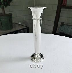 International Prelude Sterling Silver Trumpet Flower Vase, 8, Nice, No Monos