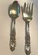 International Richelieu Sterling Silver Salad Spoon And Fork Set