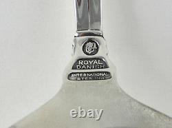 International Royal Danish Sterling Silver Salad Serving Set 9 1/8 Inches