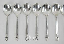 International Royal Danish Sterling Silverware Set for 6 (48 Pieces) 4.7lbs