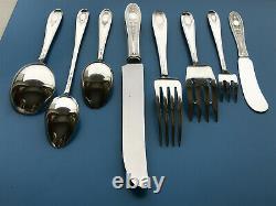 International STERLING SILVER WEDGWOOD Flatware PLACE SETTING 8 Pieces NO Mono
