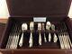 International Silver Co. Spring Glory Sterling 72pc Flatware Set For 12