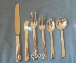 International Silver Continental Sterling Flatware Set for 12 71 Pieces