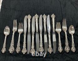 International Silver Masterpiece Sterling Service for 8 32 pieces No Mono