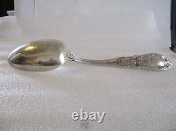 International Silver Richelieu Pattern Serving Spoon Solid Bowl Sterling No Mono