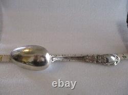 International Silver Richelieu Pattern Serving Spoon Solid Bowl Sterling No Mono