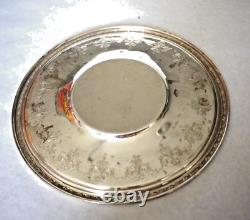 International Silver Sterling Serving Plate, 10 1/2 diameter 354.5g