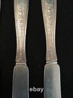 International Silver Wedgwood Sterling Butter Spreader knife Set of FIVE