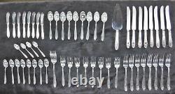 International Silver Wedgwood Sterling Silver Service for 8 56 Pieces Look