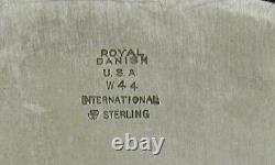 International Sterling Drinks Tray c1950 Royal Danish