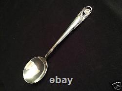 International Sterling SPRING GLORY silver Cream Soup Spoons, Post-1940, no mono