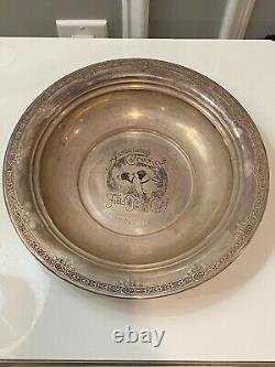 International Sterling Silver 1940 CONNECTICUT FIELD TRIAL CLUB Trophy Bowl
