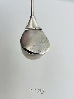 International Sterling Silver Antique Figural Golf Club Tea Strainer