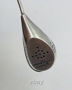 International Sterling Silver Antique Figural Golf Club Tea Strainer