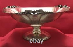 International Sterling Silver Beaded Compote 14442 6.6 oz t