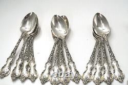 International Sterling Silver Du Barry Service for 12, 4 pc Place Settings