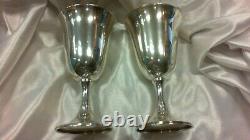 International Sterling Silver Goblet with Gold Wash P661