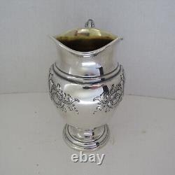 International Sterling Silver Hand Chased 4 Piece Coffee Tea Set Lord Saybrook