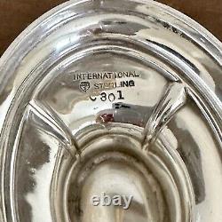 International Sterling Silver Hollowware Creamer & Sugar Bowl Set C306 No Mono