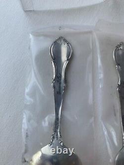 International Sterling Silver Joan Of Arc Child Fork And Spoon Rare NEW Set HTF