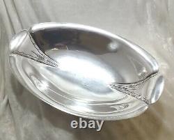 International Sterling Silver Orchid Serving Bowl