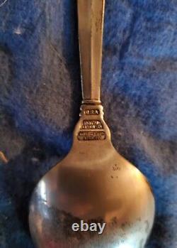 International Sterling Silver Royal Danish Set of 4 Teaspoon and Large Spoon