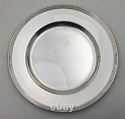 International Sterling Silver Set of 12 Bread Plates/ Dishes Mid-Century Modern