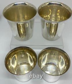 International Sterling Silver Tumbler Cup Set of 4