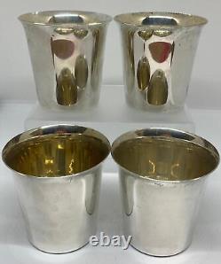 International Sterling Silver Tumbler Cup Set of 4