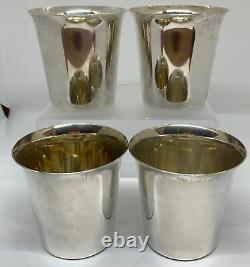 International Sterling Silver Tumbler Cup Set of 4