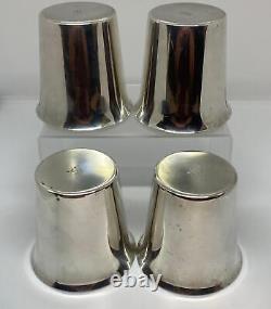 International Sterling Silver Tumbler Cup Set of 4