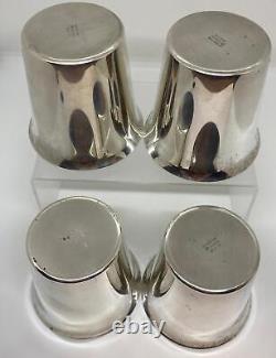 International Sterling Silver Tumbler Cup Set of 4