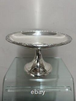 International Sterling Silver solid Compote Prelude dish #T177-1