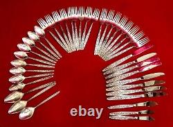 International Sterling Valencia Sterling Silver Ware, 39 Pieces