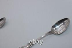 International Sterling Wild Rose spoons forks 17 pieces no monogram 1948