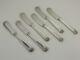 International Trianon Sterling Silver Butter Spreaders Set Of 6 5 5/8