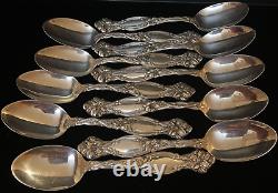 Lot of 10 Sterling Silver Teaspoons-Frontenac-International Silver-No Mono