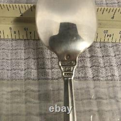 Lot of 4 Spoons International sterling silver royal danish Spoons 6 Inches
