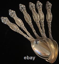 Lot of 6 Small Sterling Silver Spoons-Frontenac-International Silver-No Mono