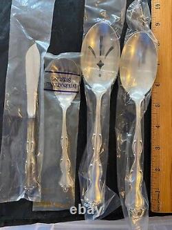 Mademoiselle- International Sterling Silver Flatware Set For 8 With 4 Servers