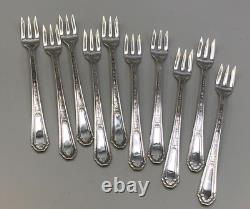 Maintenon by International Sterling Silver set of 10 Cocktail Forks 5.5