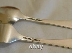 Mickey Mouse Sterling Silver Fork & Spoon Set International Sterling / 53 Grams