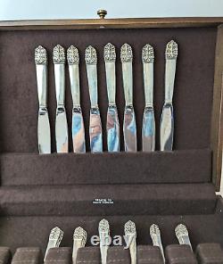 NORTHERN LIGHTS Sterling Silver by International 32 pc FLATWARE SET for 8